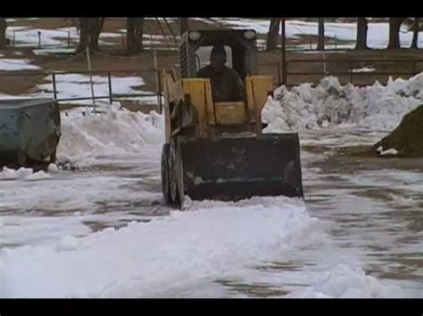 gehl skid steer plowing snow deep deep|Gehl 3635 plowing snow .